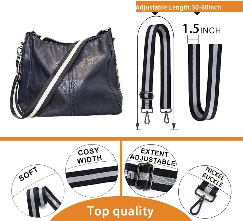 S-Jacorry Purse Strap Replacement Crossbody Wide Shoulder Strap Adjustable Canvas Straps Handbag Strap Replacement Belts - Image 4